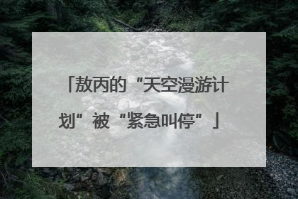 敖丙的“天空漫游计划”被“紧急叫停”